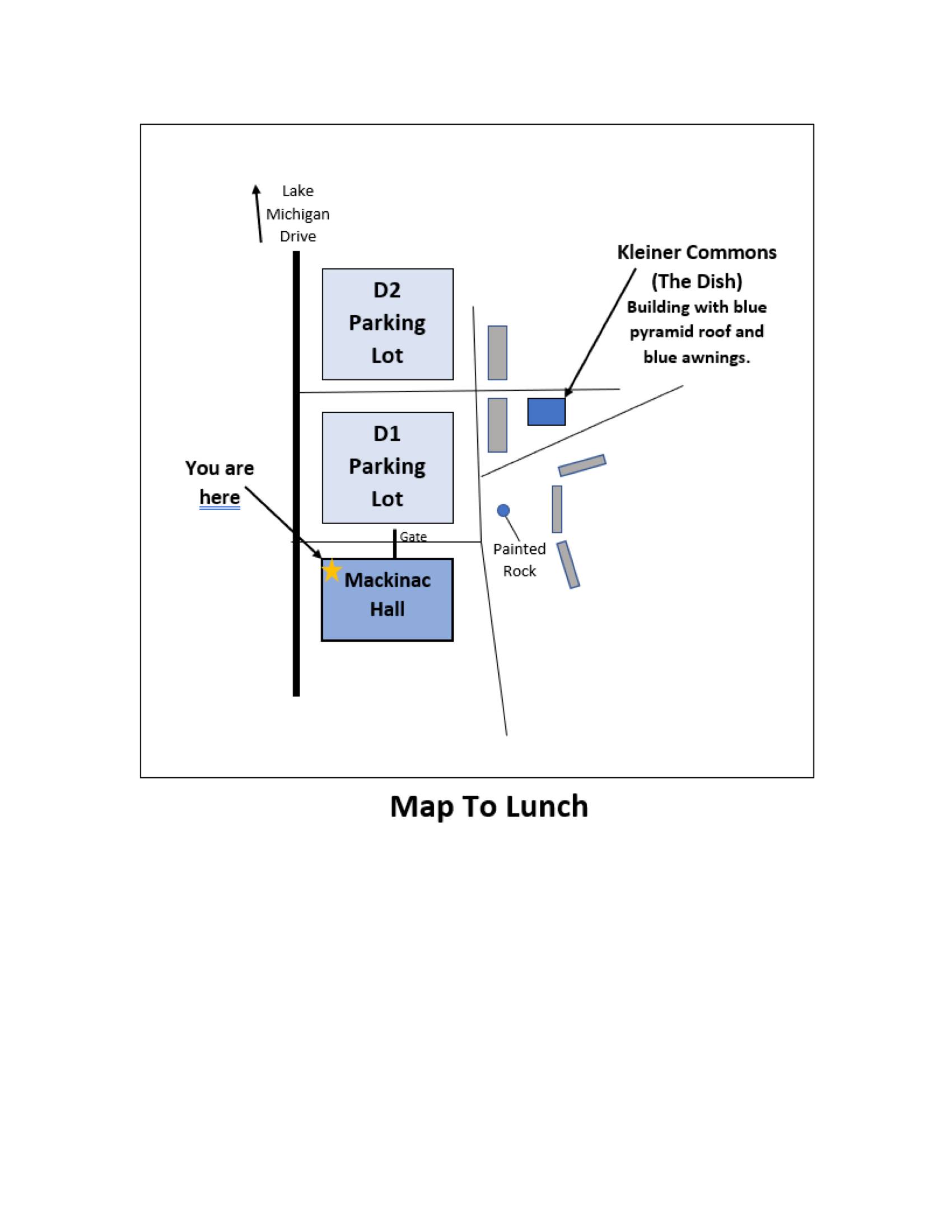 Map to Lunch